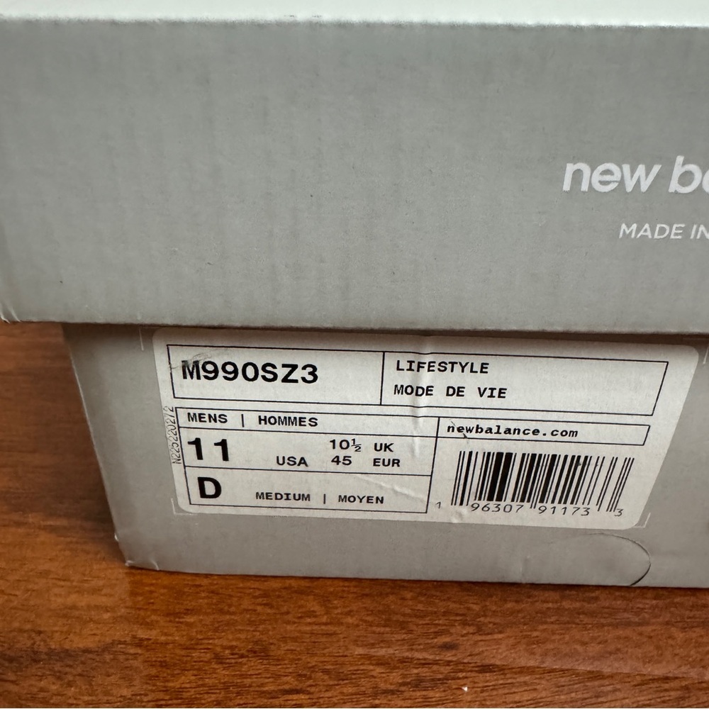 New Balance 990v3 MiUSA size? Exclusive Orange Cream Size 11 - Picture 9 of 10